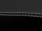 Leather Console Lid Armrest Cover for Ford Explorer (2002–2005) White Stitch