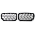 Pair Front Grille Chrome for BMW X5 F15 (2014–2016)