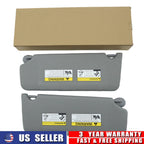 2X Gray Sun Visor LH RH for Honda Pilot (2016–2022) Elite Touring EX-L