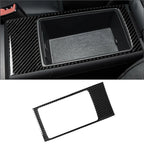 Carbon Fiber Armrest Storage Box Cover Trim for Audi A3 S3 (2013–2020)