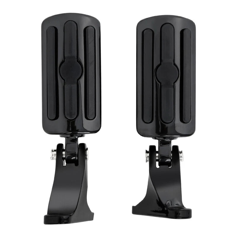 Black Rear Passenger Footpeg Pegs for Harley Street Glide (1993–2025)