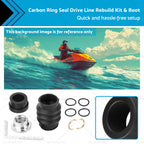 Carbon Ring Seal Drive Line Rebuild Kit for Sea Doo RXP RXPX RXTX (2004–2023)