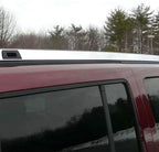 Roof Rack Trim 2pc Chrome with 2 Holes for Jeep Commander (2006–2010)