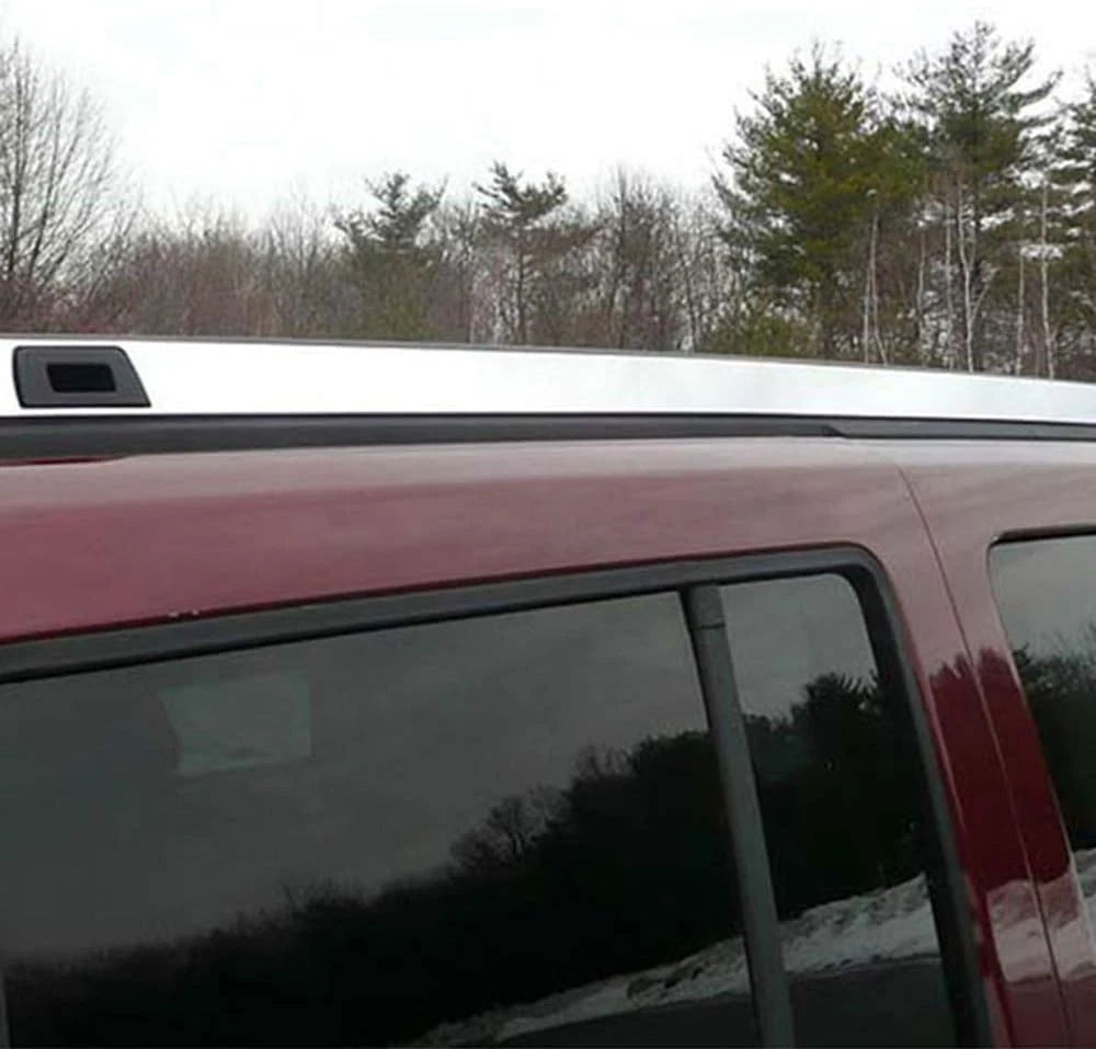 Roof Rack Trim 2pc Chrome with 2 Holes for Jeep Commander (2006–2010)