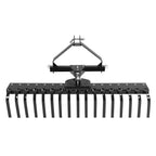 50-Inch Black Landscape Rake Comb for Class 0 Tractors
