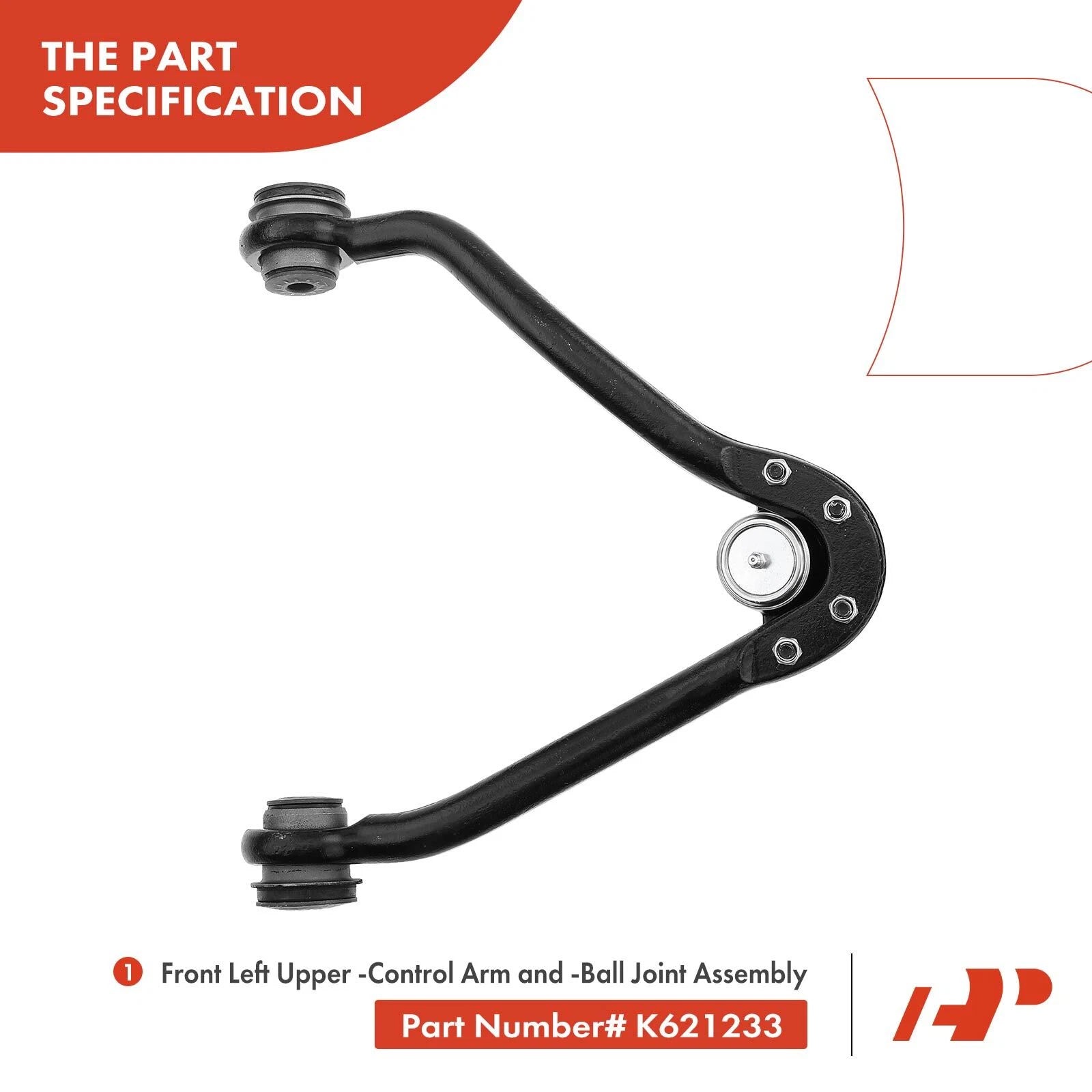 6X Front Control Arm with Ball Joints for Chevy C2500 GMC
