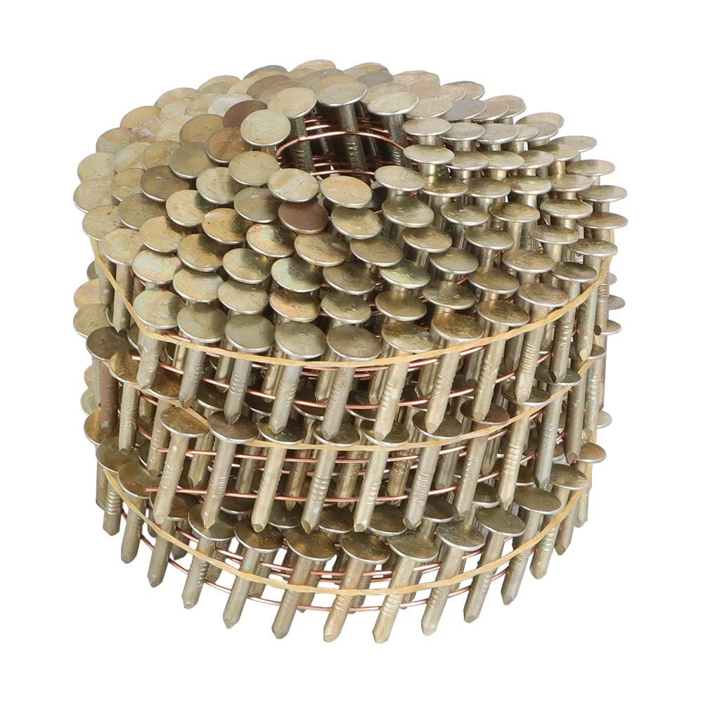 Set of 7200 Galvanized Coil Roofing Nails for Roofing Projects