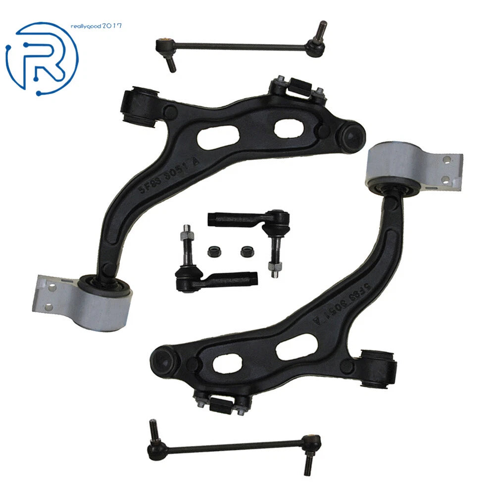 Front Lower Control Arm Tie Rods Kit for Ford Flex Taurus Lincoln MKS MKT (2010-2012)