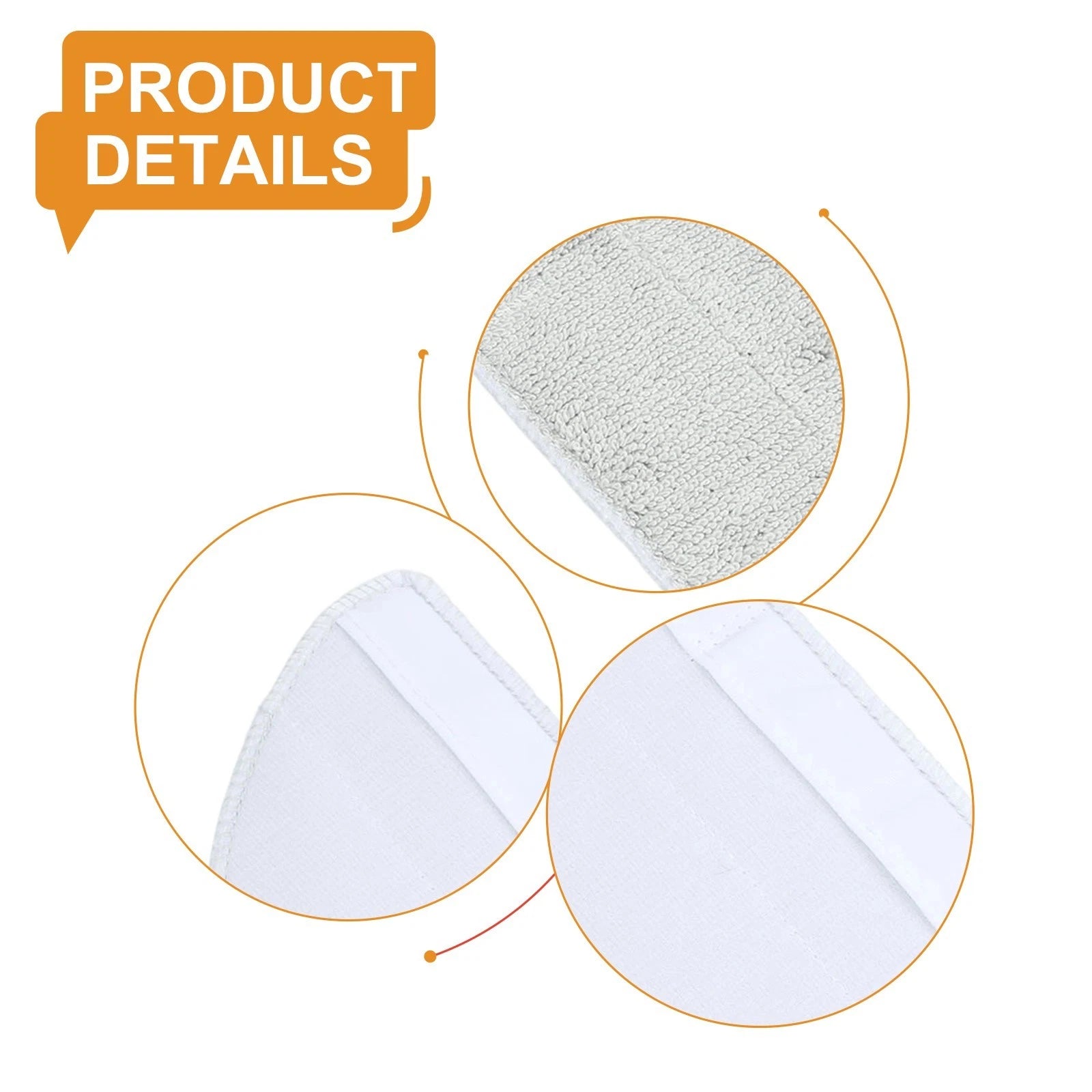 2X Washable Mop Cloths for ILIFE A30 A30 Pro (2018–2021)