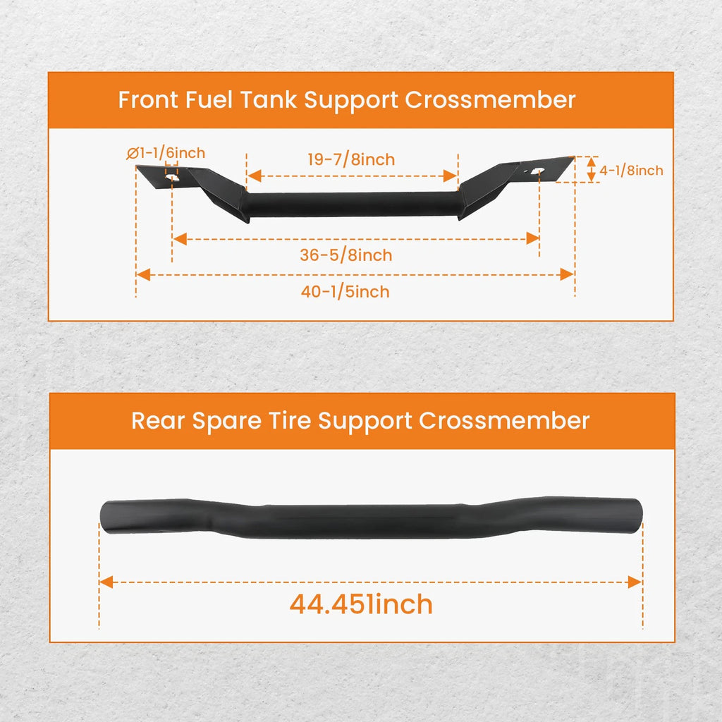 Frame Repair Crossmember Kit for Chevy Silverado GMC Sierra 1500 2500 (1999–2006)