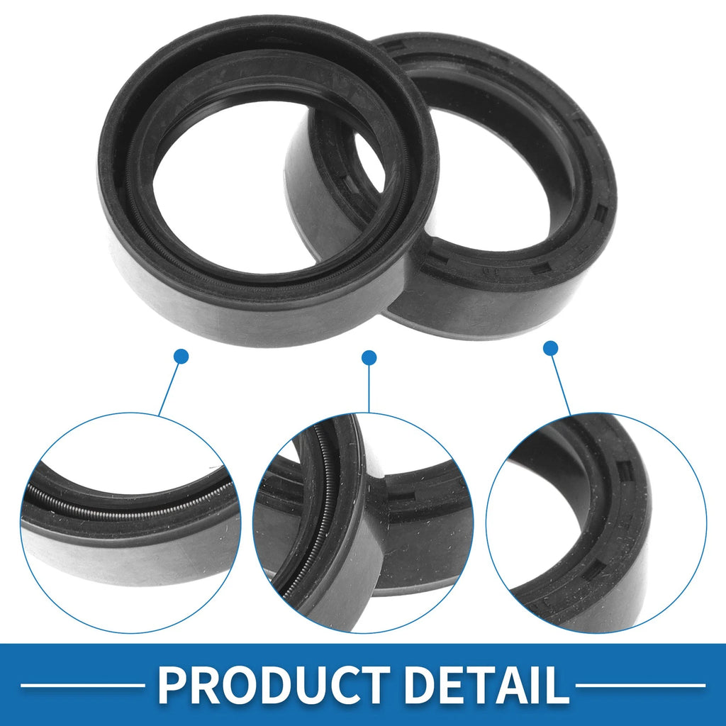Set of 5 Oil Seal Ring for Rotary Shaft 25x35x10mm Nitrile Rubber