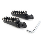 Black Rear Foot Pegs for Harley XG500, XG750, Sportster XL883, XL1200R, Dyna (1996–up)