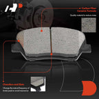 Front Disc Rotors & Ceramic Pads for Hyundai Santa Fe (2010-2012)