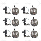 Set of 6 Chrome Power Operated Recessed Folding T-Lock Handles for Toolbox