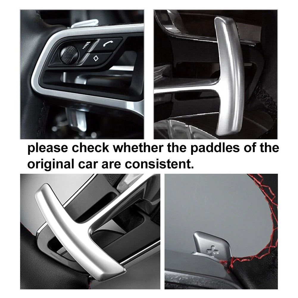 Steering Wheel Shift Paddle Shifter Extension for Porsche Panamera Macan Cayenne