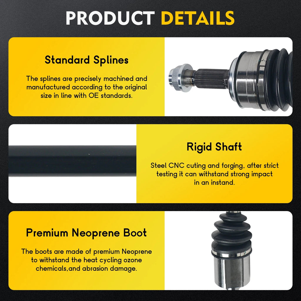 CV Axle Shaft Assembly for Honda CR-V 2007–2014 Front Left