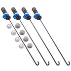 4X Washer Suspension Rods for Whirlpool (W10820048, W10189077, B019S12AX6)