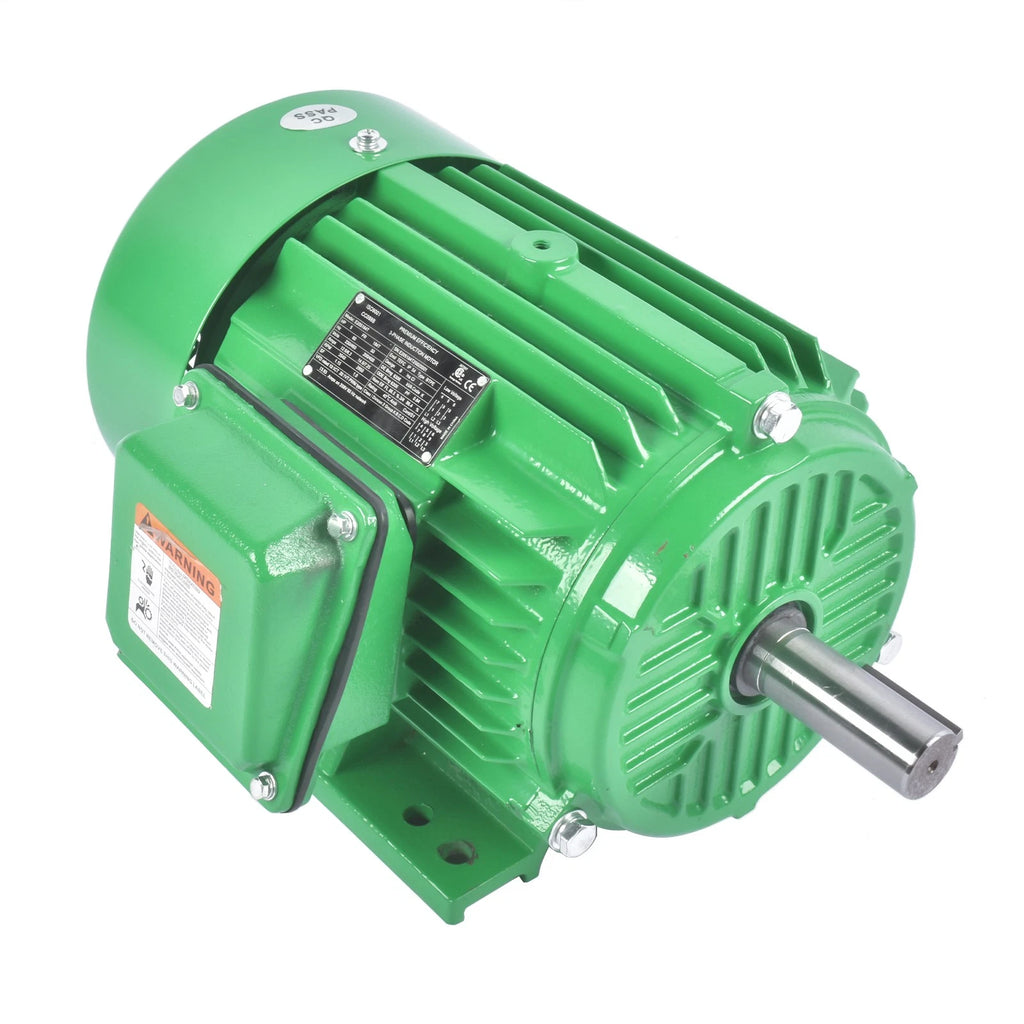 5 HP 3600 RPM 3 Phase Electric Motor 184T 230/460V TEFC/IP55