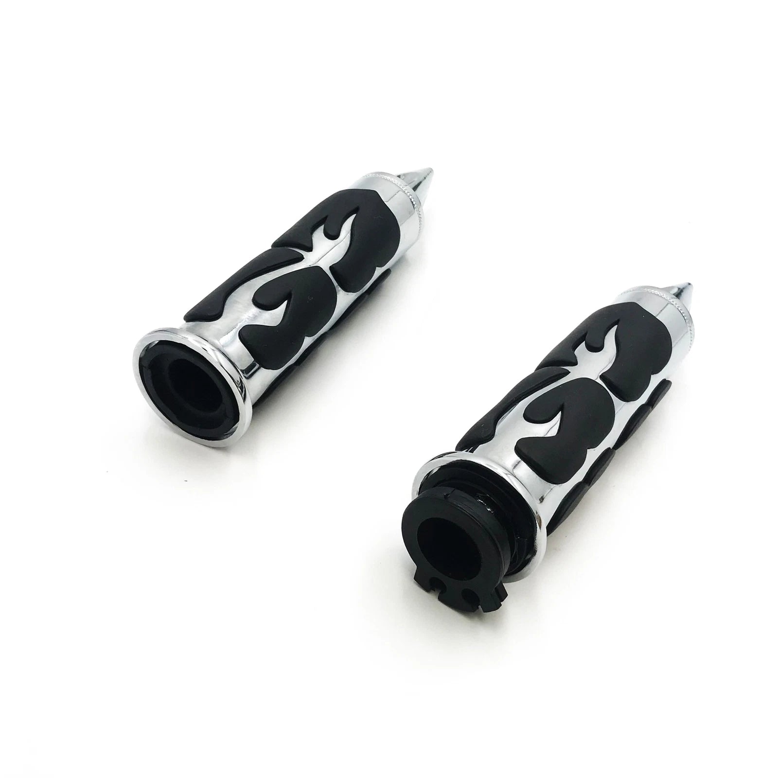 Spike 22mm 7/8" Chrome Hand Grip for Honda Shadow Magna VTX 1300 (2001–2009)