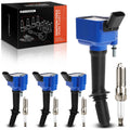 Set of 4 Ignition Coils & 4 Iridium Spark Plugs for Chevrolet Equinox Malibu