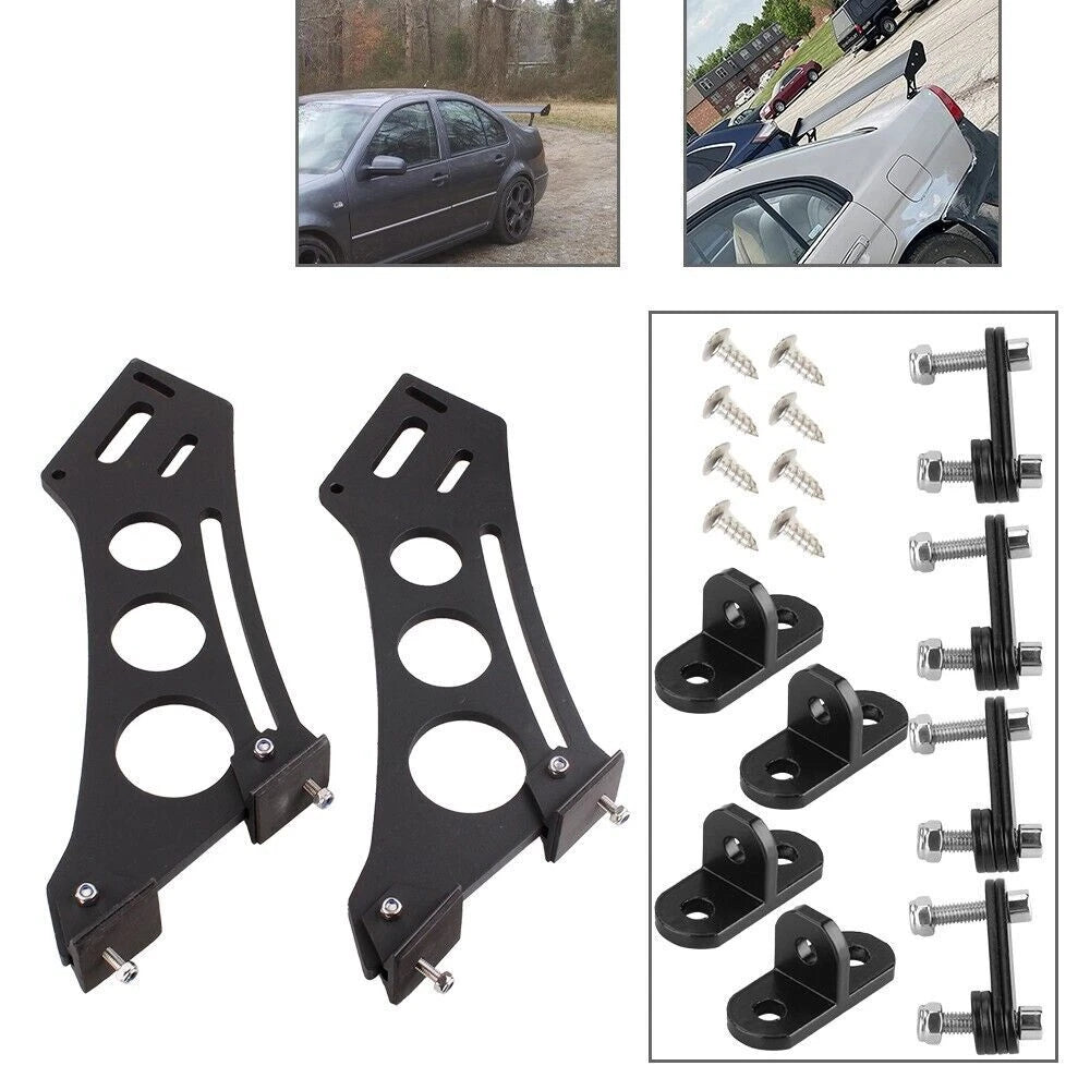10" Style Spoiler Mount Brackets for Universal Cars (CNC)