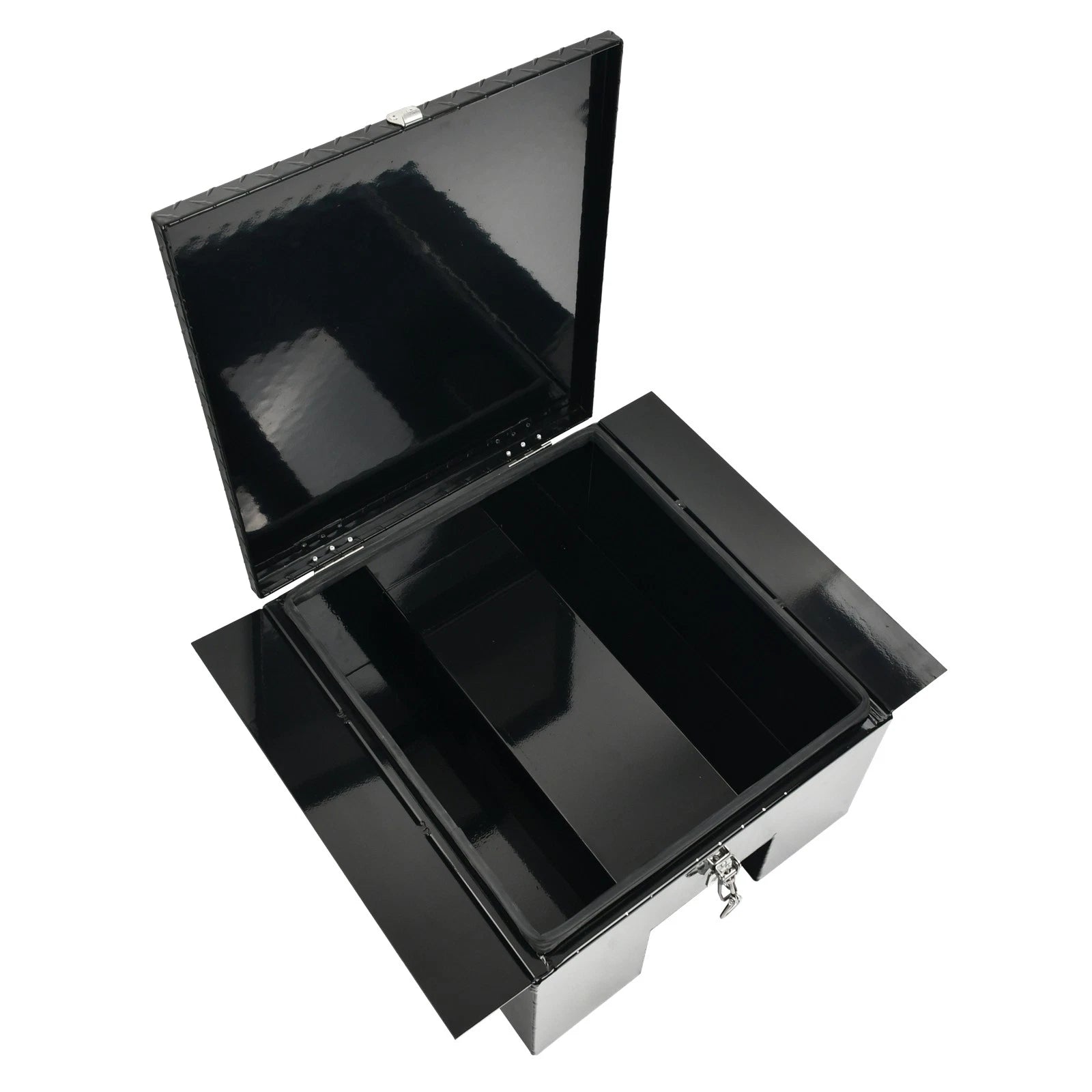 Diamond Tread Aluminum In-Frame Tool Box for Truck (22"x24"x12")