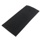 Black Leather Gas Tank Panel Bib for Harley (No Design, Smooth)