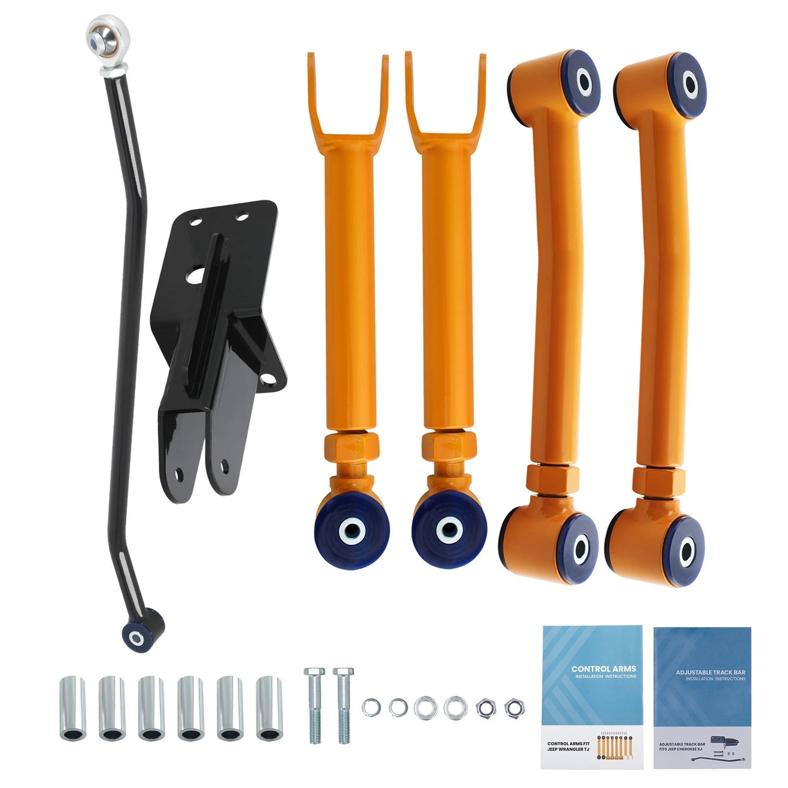 Control Arm Kit with Track Bar for Jeep Cherokee XJ (1984–2001)