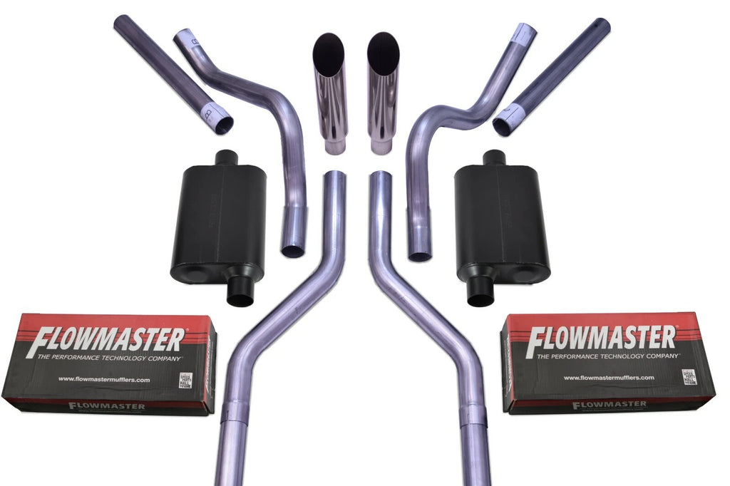 2.5" Dual Exhaust Kit for Suburban Yukon (1969–1972) - Flowmaster Super 44