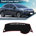 Dashboard Cover Mat for Honda City Grace (2008–2013) Black Red