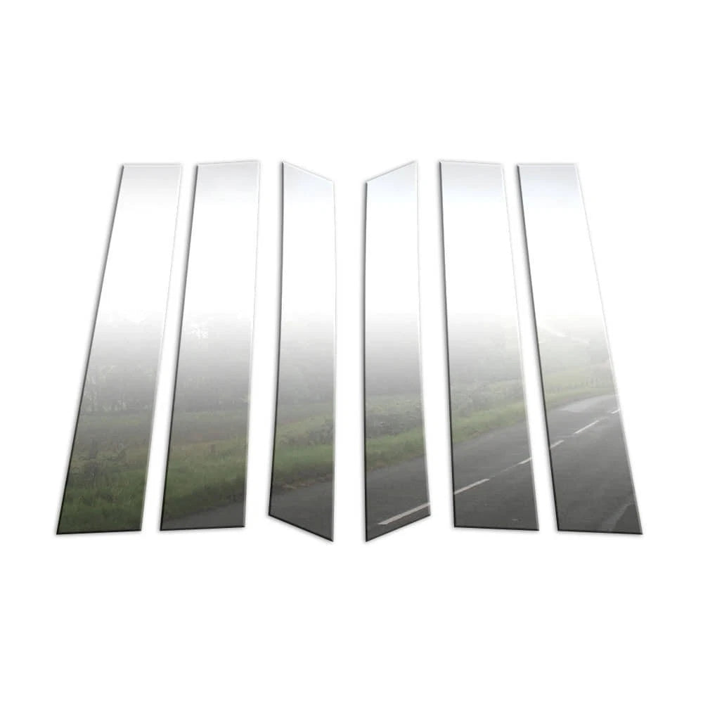 Pillar Post Covers for 2011-2024 Jeep Grand Cherokee (Stainless Steel 6pc)