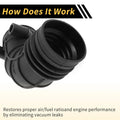 Air Intake Hose for BMW 5 (E34) 525 Rubber 1 Pc (1991-1996)