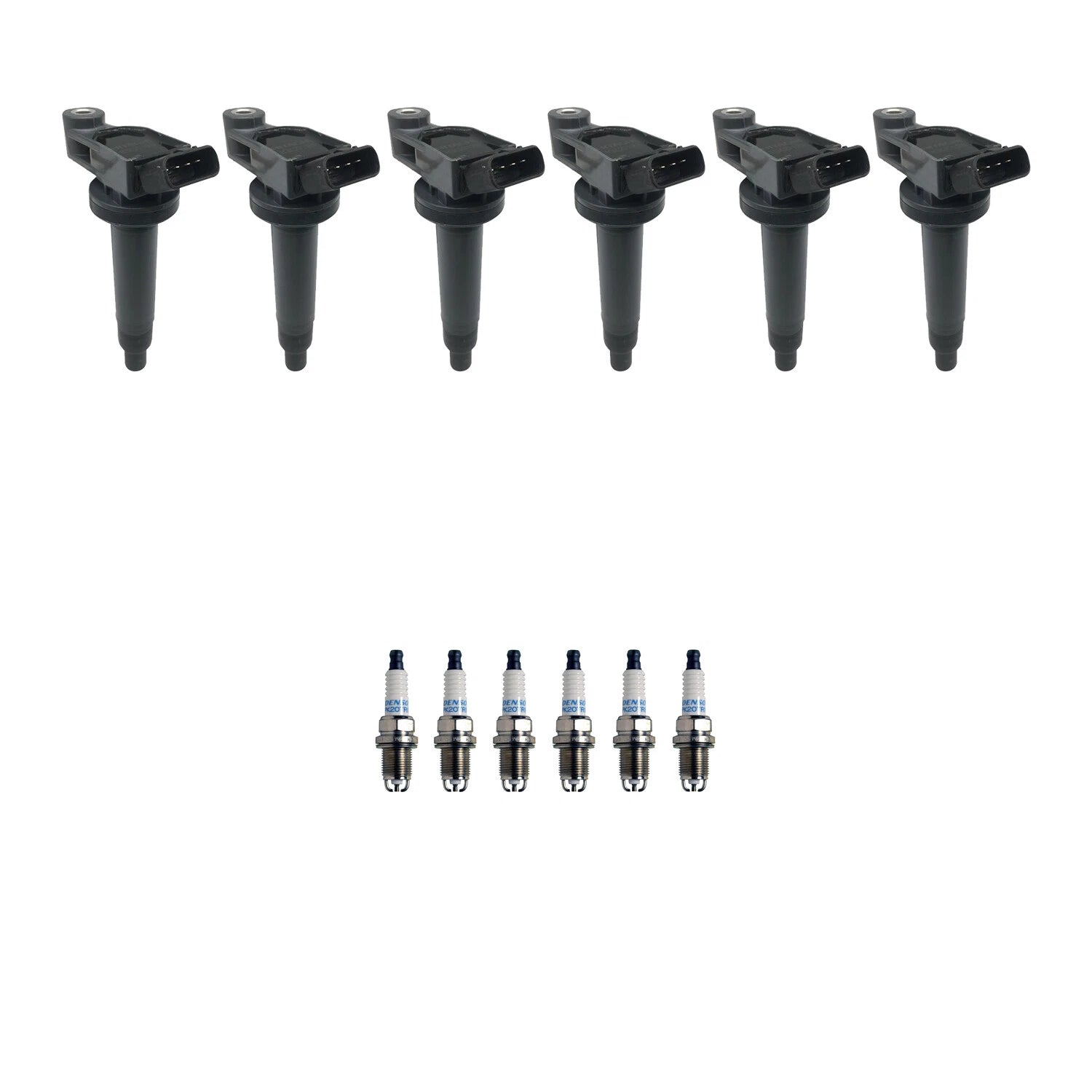 Set of 6 Ignition Coils & Spark Plugs for Lexus ES300 (1992–2003)
