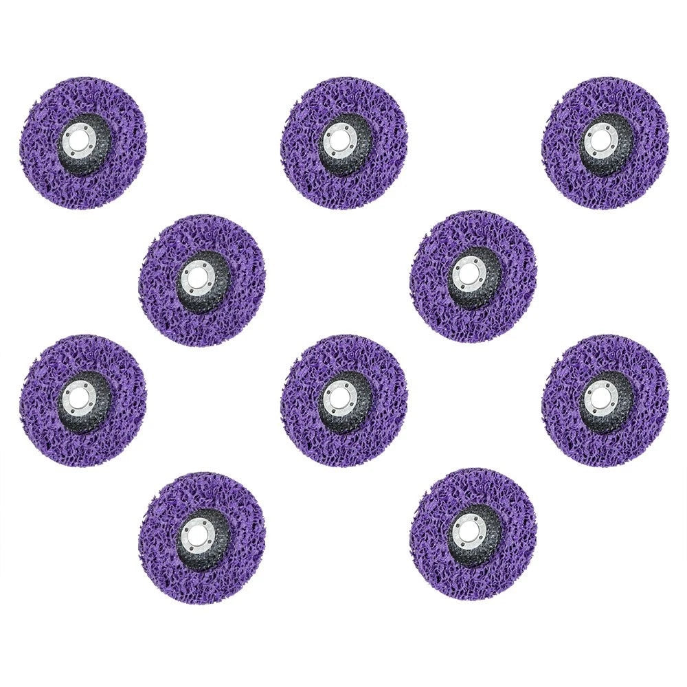 Set of 10 Strip Discs for Angle Grinder (Rust Removal)
