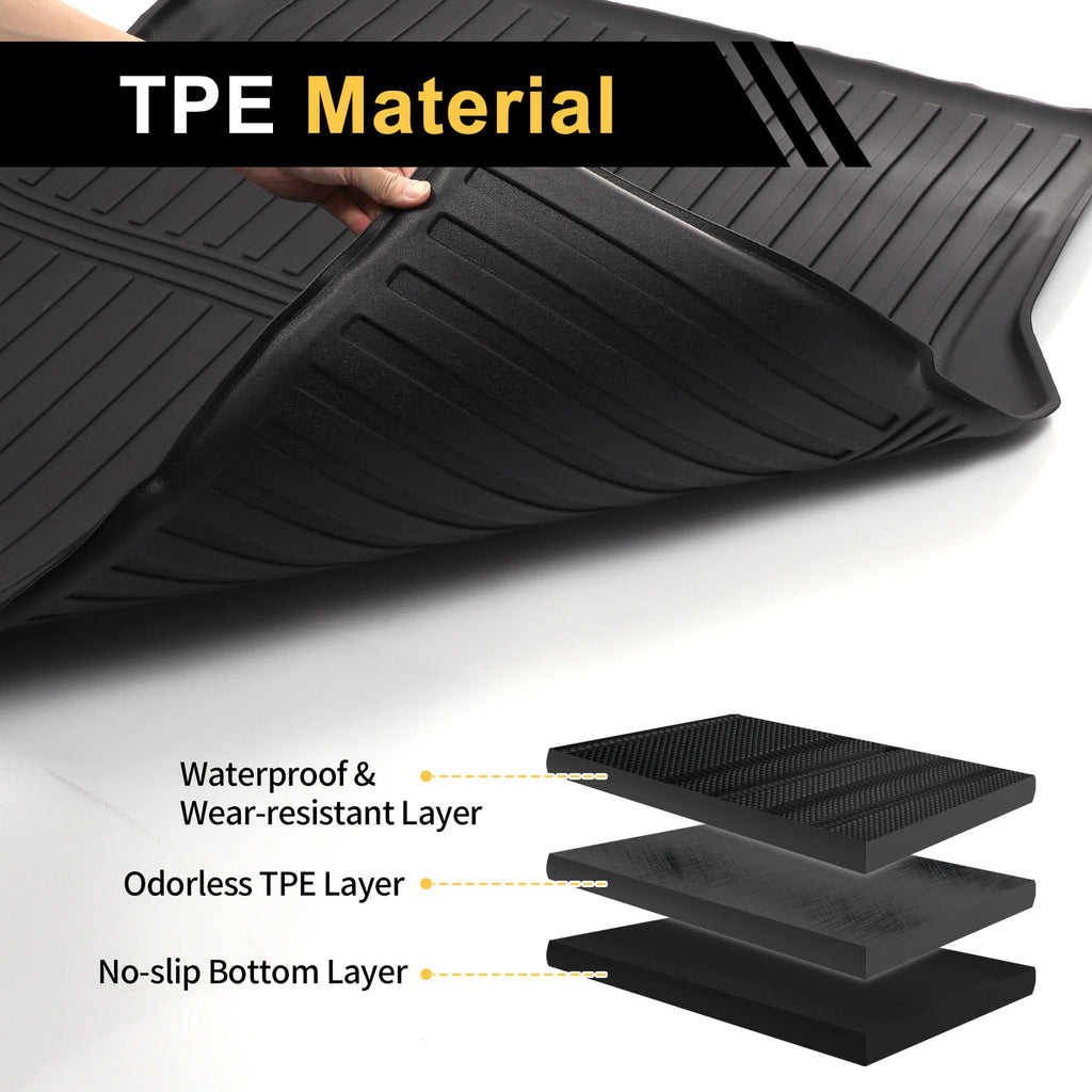 Cargo Liner Rear Trunk Mat for Mercedes-Benz C-Class Sedan (2015–2021)