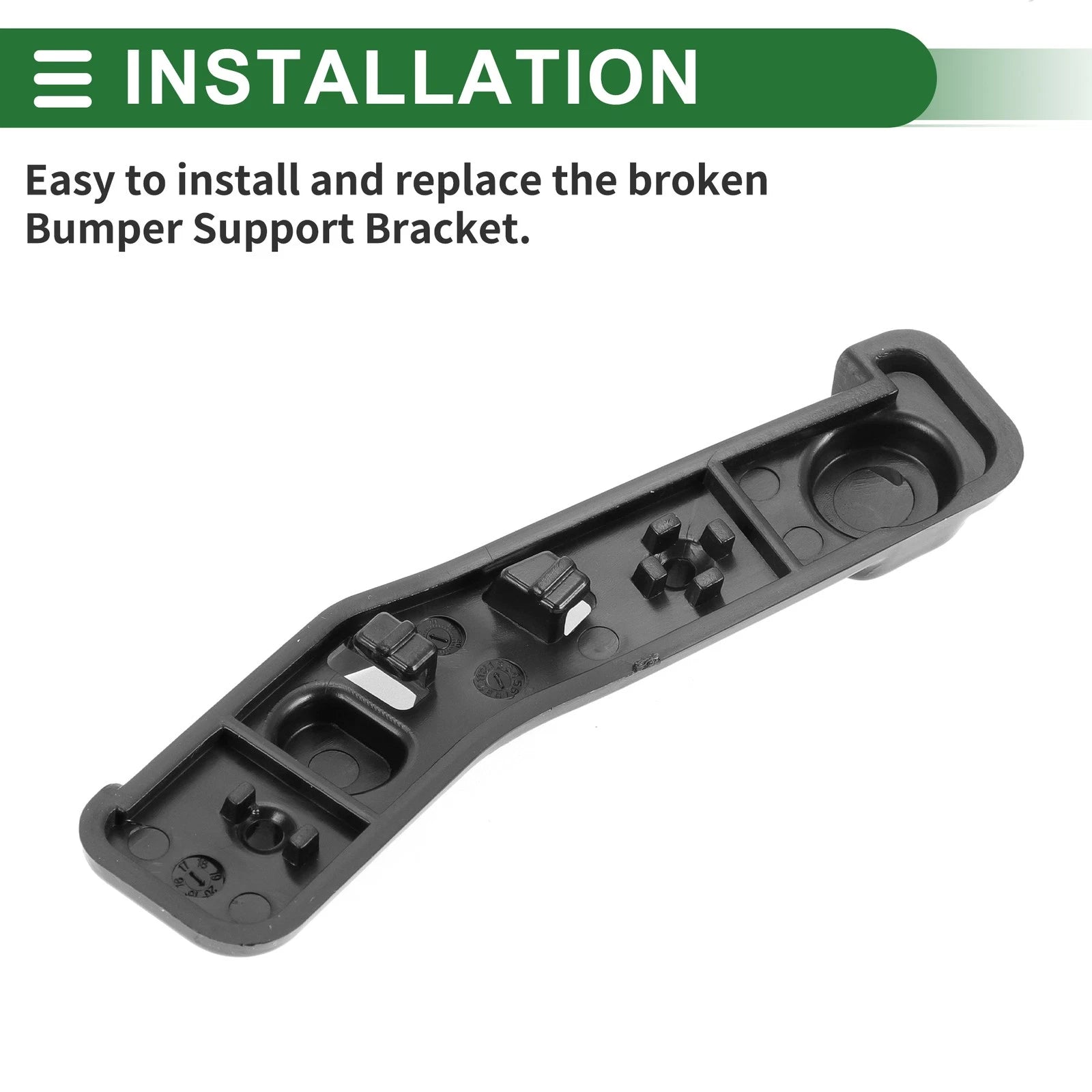 1pc Right Front Bumper Retainer Bracket No. 51117354768 for BMW X1 (2016–2022)