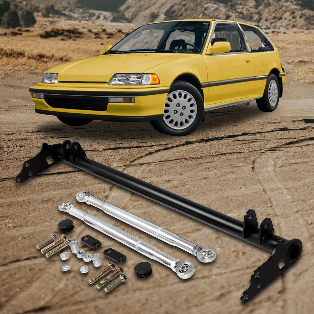 K Swap Control Tie Bar Kit for Honda Civic EF CRX (1988–1991)