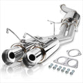 Dual 3.5" Tip Catback Exhaust Muffler for Nissan 240SX (1989–1994)