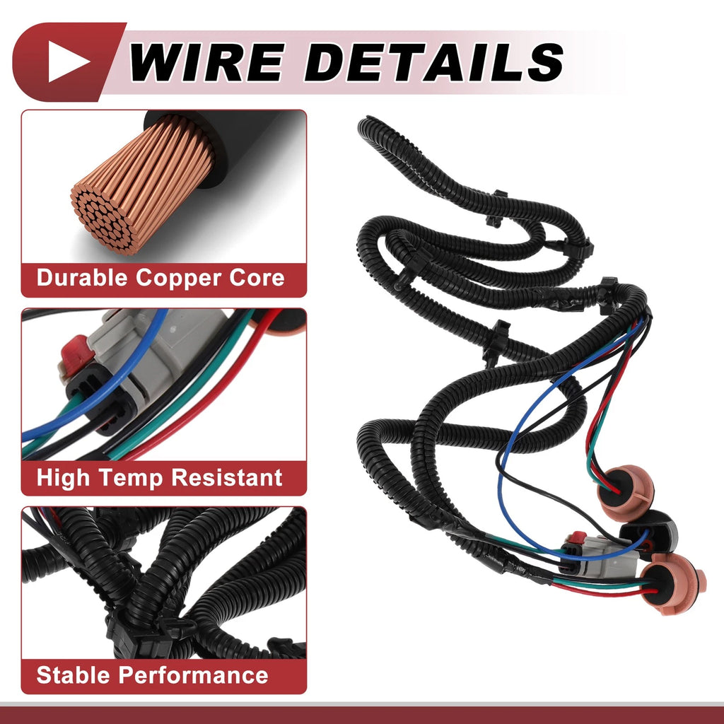Left Tail Light Socket Wiring for Chevrolet Silverado (No. 23295977)
