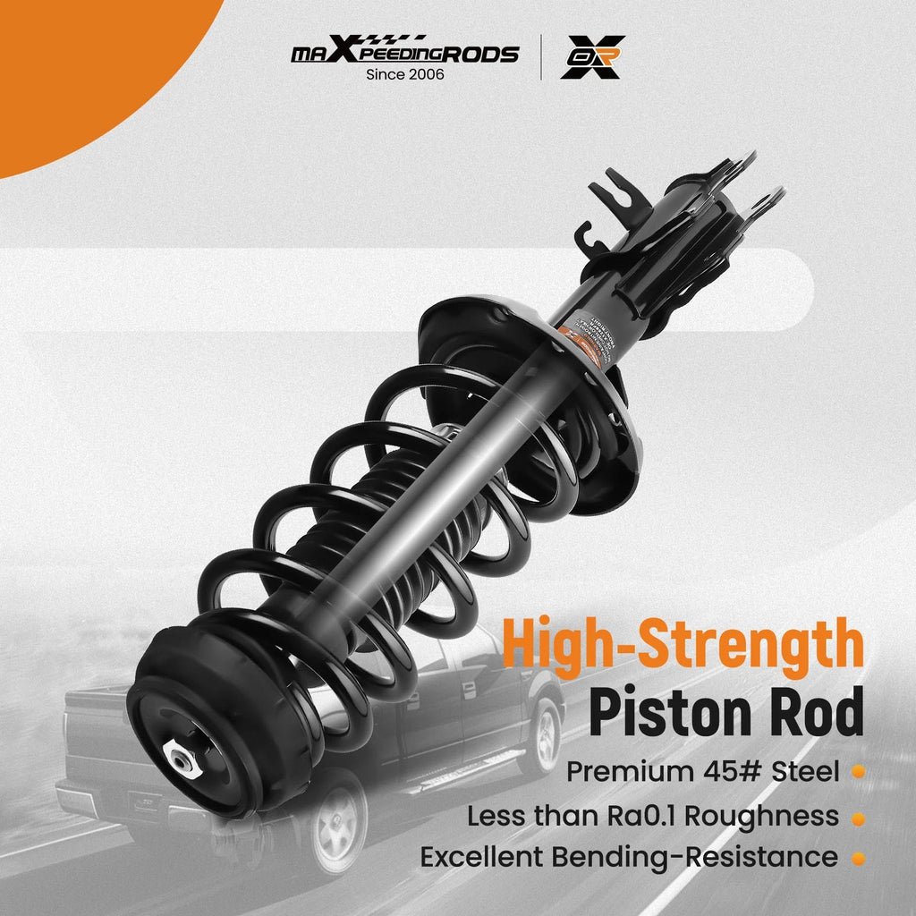Pair Front Shock Struts w/ Springs for Buick Encore Chevrolet Trax (2013–2022)