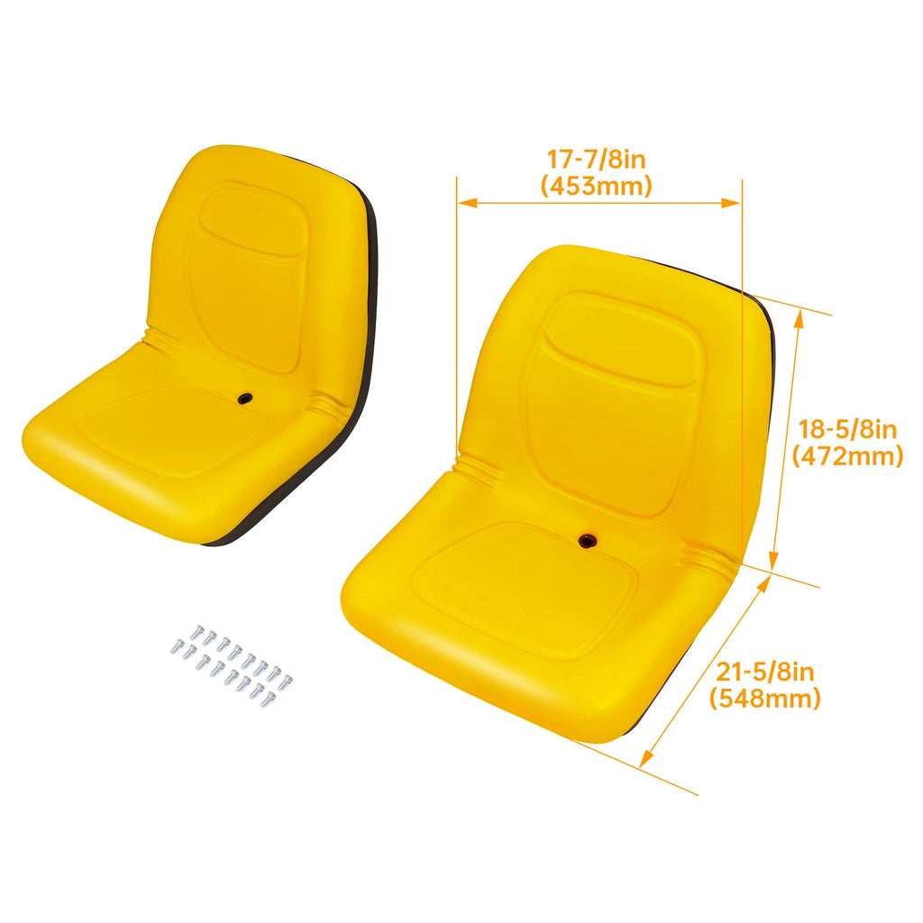 1 Pack Yellow Seat for John Deere Gator XUV 620i 850D (2004–2018) #VG11696