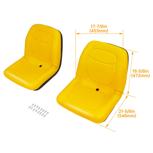 1 Pack Yellow Seat for John Deere Gator XUV 620i 850D (2004–2018) #VG11696