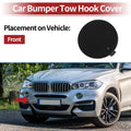 Front Tow Cover Cap for BMW X6 F16 M-Sport (2015 - 2019) Carbon Black