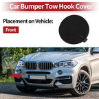 Front Tow Cover Cap for BMW X6 F16 M-Sport (2015 - 2019) Carbon Black