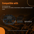 10" Black Radiator Fan 800 CFM 2400 RPM for Universal Applications