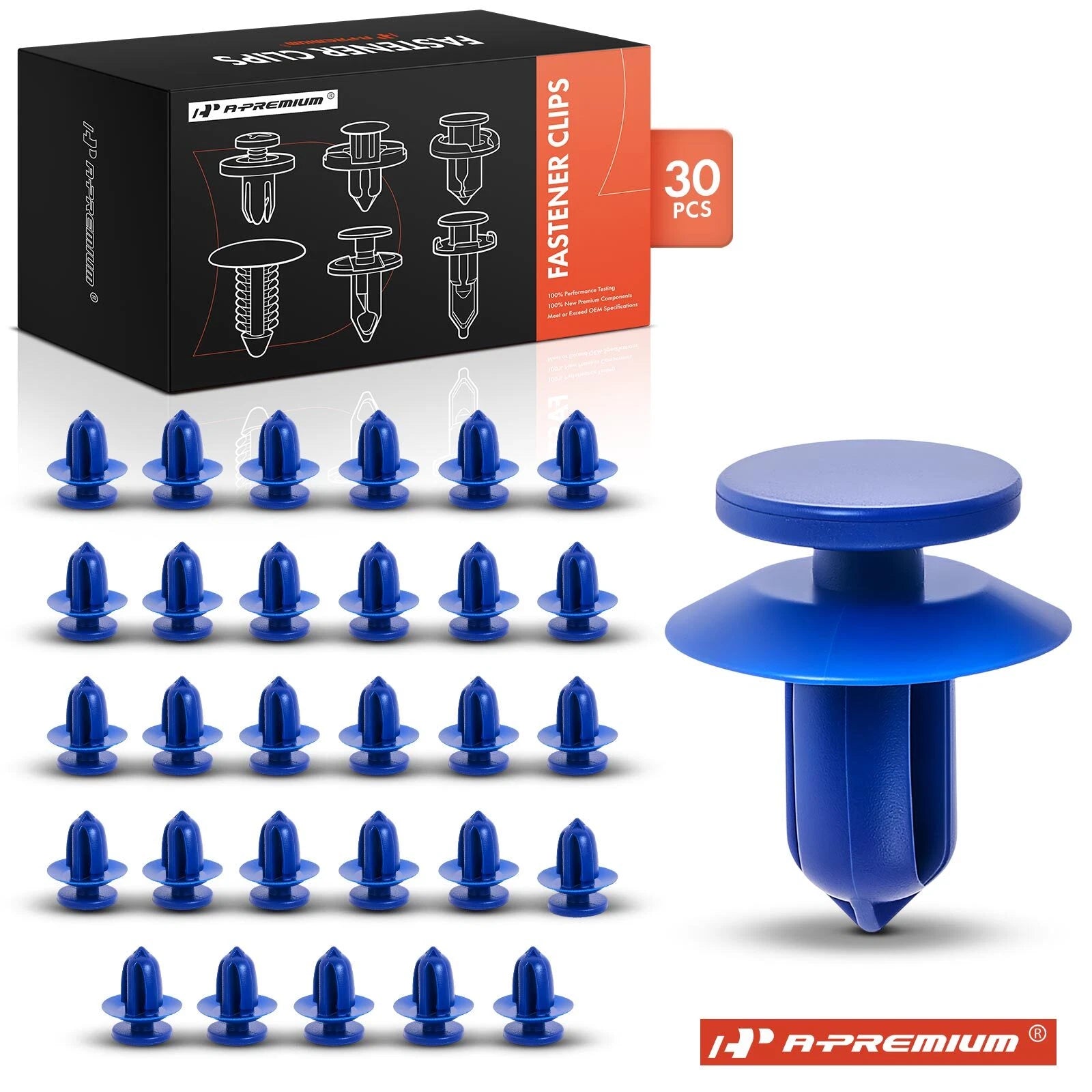 30Pcs Nylon Door Panel Retainer Clips for Chevy 