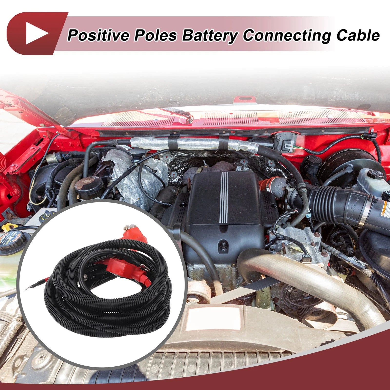 Battery Connecting Cable Positive Poles for Ford F-350 (1997) No.A12300HP/A382UHLC