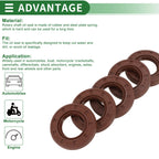 Oil Seal FKM Rubber 22x40x7mm for Various Models (5 Pcs)