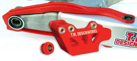 Slide N Guide Kit for Honda CRF250X (2007–2011) - TM Designworks, Red