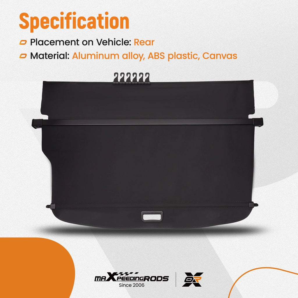 Rear Cargo Cover for Subaru Forester (2014-2018) Electric Tailgate